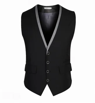 Naujas Dizainas Colete Socialinės Juodos Ir Sidabro Kostiumas, Marškiniai Vyrams Slim Fit Vyrų Vestuvių Prom Šaliai, Skraistės Užsakymą X-6XL