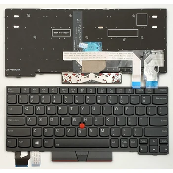 Naujas Lenovo Thinkpad X13 Tipas 20T2 20T3 20UF 20UG X13 Jogos Pr 1 Nešiojamojo kompiuterio Klaviatūra US Black Su Apšvietimu