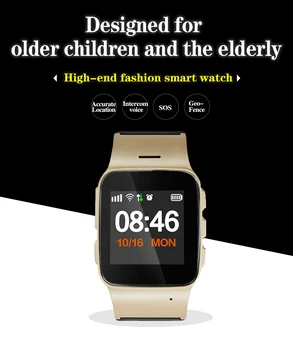Naujas Vyresnio amžiaus Smart Žiūrėti SOS Anti-lost Vaikai Smartwatch GPS Wifi Stebėjimo Elektroninių Tvora Žiūrėti 