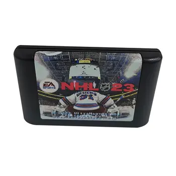 NHL 23 16 Bitų MD Žaidimo Kortelės Sega Mega Drive ir Originalios Konsolės