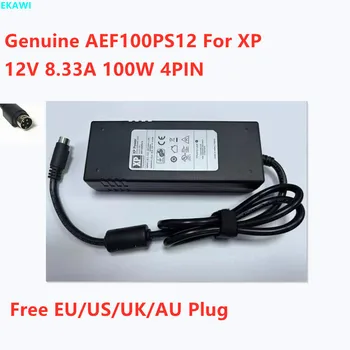 Originali XP AEF100PS12 12V 8.33 A 100W 4PIN Maitinimo Adapteris, Skirtas Medicinos Maitinimo Įkroviklis