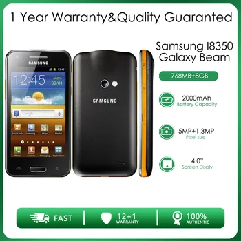 Originalus, Atrakinta Samsung I8530 Galaxy Beam Dual-core Mini-SIM 768MB RAM+8GB 5MP 4.0