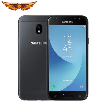 Originalus Samsung Galaxy j3 skyrius (2017 m.), J330F 5.0 Colių Quad-core, 2 GB RAM, 16 GB ROM LTE NĖRA NFC 13MP Kamera Dual SIM Atrakinta mobilusis telefonas