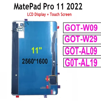 Originalą HUAWEI MatePad Pro 11 2022 GAVO-W09 GAVO-W29 GAVO-AL09 GAVO-AL19 LCD Jutiklinis Ekranas skaitmeninis keitiklis Asamblėjos Replacemet