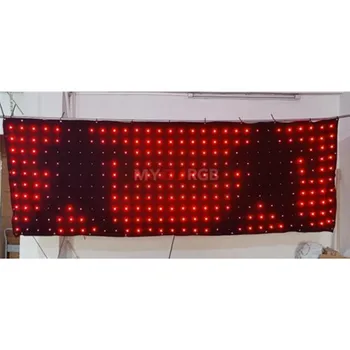 P10 1.1MX3M LED Vizija Užuolaidų Etape Matricos efektas Šviesos Ekranas DJ Vaizdo Užuolaidų DMX Kontrolė