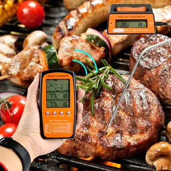 Patogus Skaitmeninis GRILIS Termometras Belaidžio Virtuvės Orkaitės Termometras Praktinių Mėsos Termometras už Kepimo Grilis Rūkalius