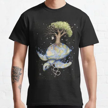 Pavojus - globalinis Atšilimas ir Klimato Kaitos T-Shirt marškinėliai vyras grafinis t marškinėliai