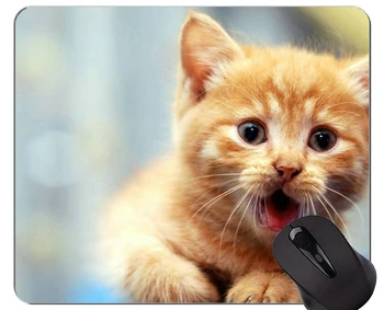 Pelės kilimėlis su Prisiūta Kraštas,Kačiukas Naminių kačių Namų Biuro Kompiuterių Priedai Mousepads
