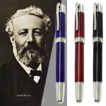 Prabanga Puikus Rašytojas Jules Verne Rollerball Pen MB Metalo Ballpoint Fontanas Rašyti Office Mokyklos 14873/18500