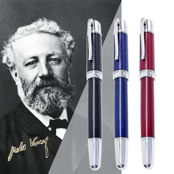Puikus Rašytojas Jules Verne Rollerball MB Pen Metalo Ballpoint Fontanas Rašyti Office Mokyklos 14873/18500