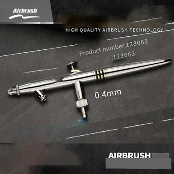 Raidos Karinio Modelio Dažymo Purškimo Pistoletas 123063 0,4 mm Dvigubo Veiksmų Airbrush Dažų Puodą Nėra Įtraukta
