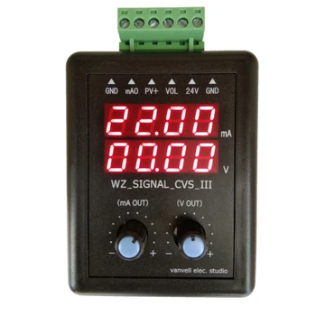 Reguliuojamas, 4-20 ma Signalo Generatorius 24V Srovė Siųstuvas Kalibravimo šaltinis, 0-10V Nuolatinės Srovės Šaltinis Modeliavimas