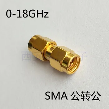 RF adapter SMA-JJ aukšto dažnio 18G Shuangyang bandymo adapteris SMA male vyrų coaxial) jungtis