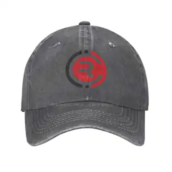 Rubycoin Aukščiausios Kokybės Logotipas Džinsinio audinio dangtelis Beisbolo kepurė Megzta kepurė
