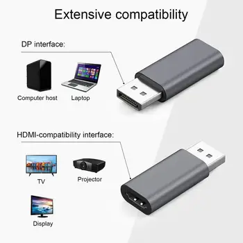 Saugus, Kompaktiškas HDMI suderinamus Konverteris Stabili, Be Mirgėjimas Konversijos DP HDMI-suderinama Moterų Skaičiuoklė