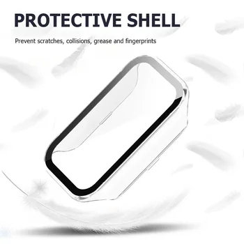 Screen Protector, Apimtų Visiška Smart Žiūrėti Bamperis Anti-įbrėžimų Žiūrėti Apsaugos Atveju Dulkėms už Xiaomi Redmi Band 2