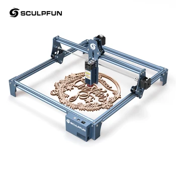 SCULPFUN S9 Lazerinis Graviravimas Mašina-Ultra plonas Lazerio Spindulio Formavimo Technologijas, Aukšto tikslumo Medžio, Akrilo Laser Cutting machine