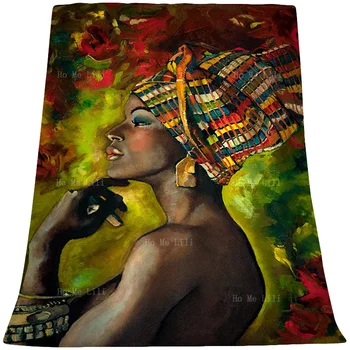 Sexy Juoda Afrikos Mergina Su Skrybėlę Stovėjo Priešais Gėlės