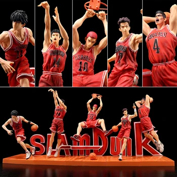 Slam Dunk Veiksmų Skaičius, Žaislai Sakuragi Hanamichi Rukawa Kaede Figuras Anime 26-38cm PVC Kolekcijos Lėlės Modelio Dovana Vaikams