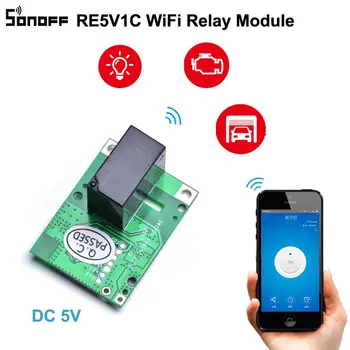 SONOFF RE5V1C Relės Modulis 5V WiFi 