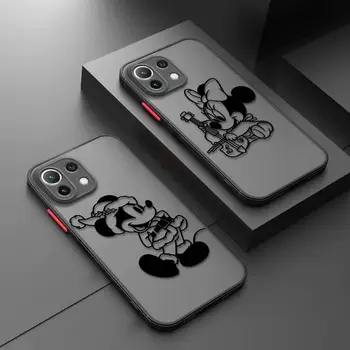 Telefoną Atveju Xiaomi Poco X3 NFC M3 M5 M5s F3 Pro MI 13 12 12T 12X 11 11X 10T Lite 10 Pastaba Matinis Dangtelis Mickey Minnie Mouse