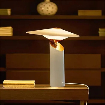 TEMAR, italų Stiliaus Stalo Lempa Derliaus Paprastas Dizainas LED Naktiniai staleliai, Stalas Šviesos Dekoro Namų Kambarį Viešbutyje
