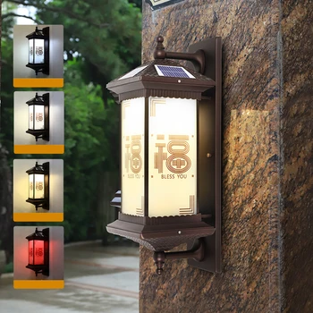 TEMAR Lauko Saulės Sienos Lempos Kūrybiškumą Kinijos Sconce Šviesos diodų (LED atspari Vandeniui IP65 Namų Villa Balkonas Kiemas