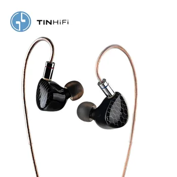 TINHIFI P1 MAX 14.2 mm Butas Ratai Ausines HIFI Muzikos DJ: Ausinės, 3D spausdinami Nerūdijančio Plieno monokristalo varinio Kabelio P2 T4