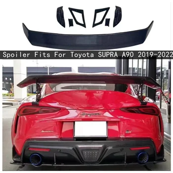 Tinka Toyota SUPRA A90 2019 2020 2021 2022+ GT Stiliaus Aukštos Kokybės Anglies Pluošto, Automobilių Galinis Kamieno Lūpų Spoileris Splitter Sparno