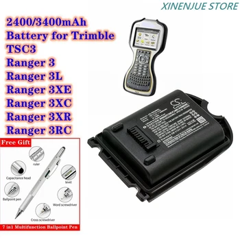 Tyrimo,Bandymų Baterija ACCAA-112, 990652-004756, 890-0163, 890-0163-XXQ, KLN01117 už Trimble TSC3,Ranger 3/3L/3XE/3XC/3XR/3RC