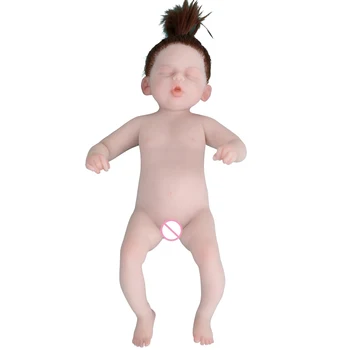 Visą Silikono Baby Doll aksesuaras Gyvas Naujagimis Pagrindinio ir Skeleto Lėlės Vaikams, Žaislai Mergaitė Berniukas Atgimsta Lėlės Mielas Lėlės