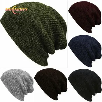 Vyrai Unisex Slidinėjimo Kumpinti Beanie Skrybėlių Žiemą Šiltas Riedlentės Beenie Prarasti Kepurės Naujos žieminės kepurės