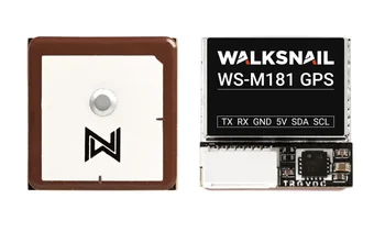 Walksnail WS-M181 GPS u-blox M10 platforma UBX-M10050 GNSS chipsetu ir BUILT-IN QMC5883 MAG už FPV, RC lėktuvas, quadcopter