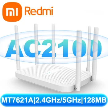 Xiaomi Redmi AC2100 Dual-band 2.4 G/5G Wifi, Dual-core Visą Gigabit Ethernet Keturių siūlų CPU 6 Didelis Pelnas Antenos Smart Home