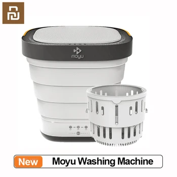 Youpin Moyu Elektros Mini Buitinės Skalbimo Mašina, Sulankstomas Visiškai Automatinė Skalbimo Mašina, Su Dehidratacija Funkcija