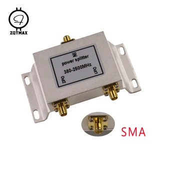 ZQTMAX SMA Power Splitter 380~2500MHz galios daliklis mobiliojo ryšio signalo stiprintuvas, 2g, 3g, 4g, wifi kartotuvas,tv kabelis,Walkie talkie