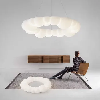 Šiaurės debesų lubų apšvietimo Dizaineris minimalistinis LED šviesos Šiuolaikinio Gyvenimo Valgomojo, Vaikų Kambario, Miegamojo, vaikų, miegamojo šviesos