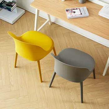 Šiaurės Paprasta Moderni Valgomojo Kėdės Dizainas Atsipalaiduoti Plastiko Odininkas, Ergonomiškas Kėdės Sillas De Comedor Namų Baldai WK50CY