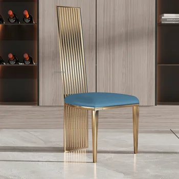 Šiaurės Prabanga Sosto Metalo Valgomojo Kėdės, Virtuvės Baldai, Namų Odininkas Kėdė Modernus Restoranas Kėdė Kūrybinio Dizainerio Kėdė