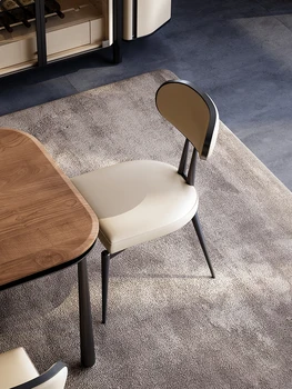 Šviesos Prabangus Valgomasis Kėdė Šiuolaikinės Paprastas Atsitiktinis Kėdė Kambarį Premium Valgomojo Kėdė Dizaineris Backchair