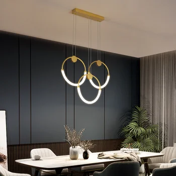 Šviestuvai Apšvietimas LED priedai veltiniams, vilna lempa minimalistinio šiaurės prabangūs Modernios kūrybos restoranas, baras, stalo, namų atmosferos, išplėštais