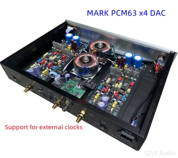 ŽENKLAS PCM63P*4 Subalansuotas Versija Palaiko Išorinį Laikrodį Įvesties VPK Dekoderis Koaksialinis Ir Optinis Pluoštas, AES Paramos 44.1 K~192K