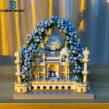 ŽINOJAU, PASTATYTA Indijos Taj Mahal Modelis Žaislai, Micro Mini Blokai Suaugusiems Surinkti Apdaila Miesto Garsaus Architektūros Plytas